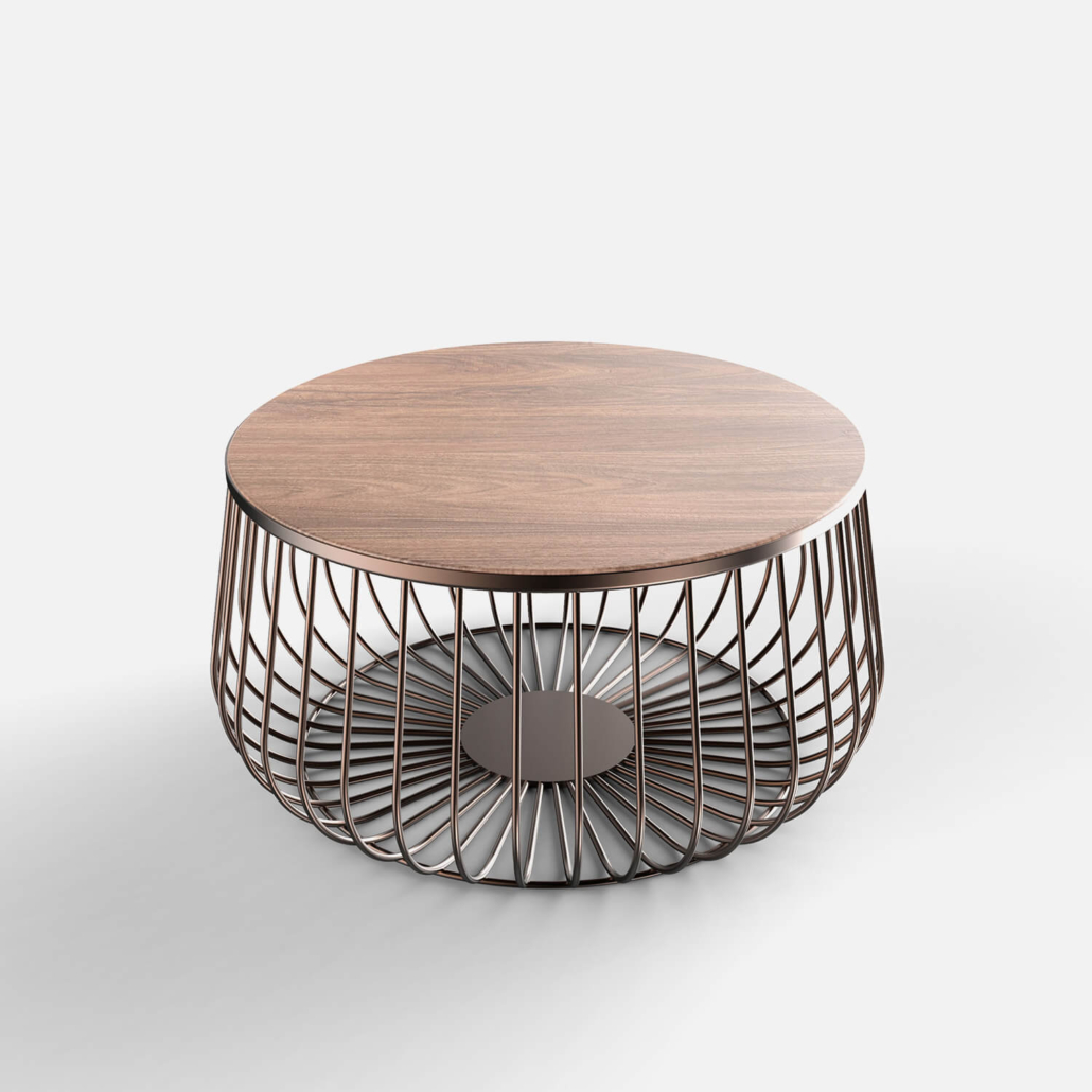 Nature Coffee table 4 Nature coffee table industriala front