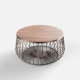Nature coffee table industriala front